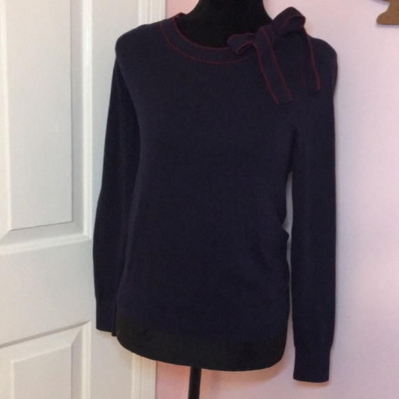 Banana Republic Sweaters - Navy Banana Republic Bow Neck Sweater